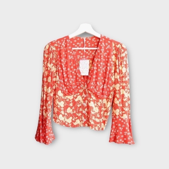 Free People Lady Bohemian Printed Blouse - Picture 6 of 10